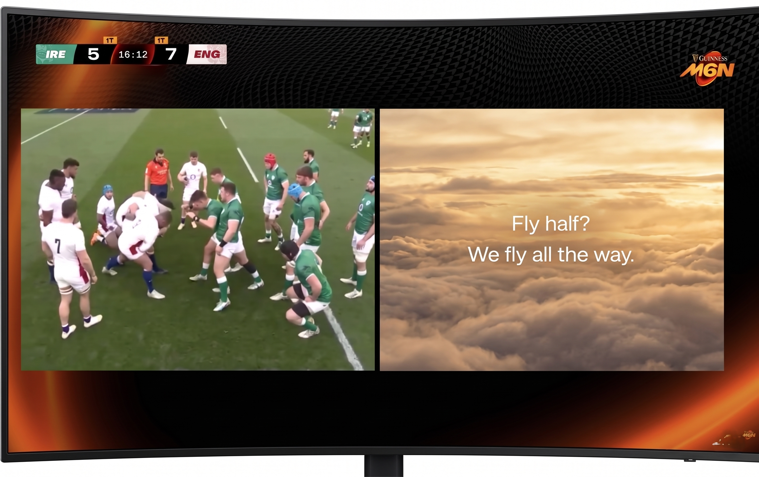 Split-Screen Ad